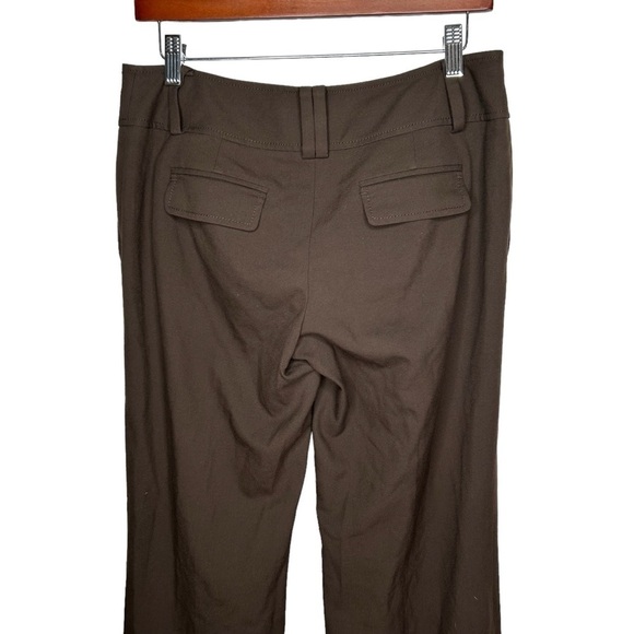 Ann Taylor Lindsay Pants Size 4 Women's Brown Trouser Brown Career Stretch - Picture 6 of 6